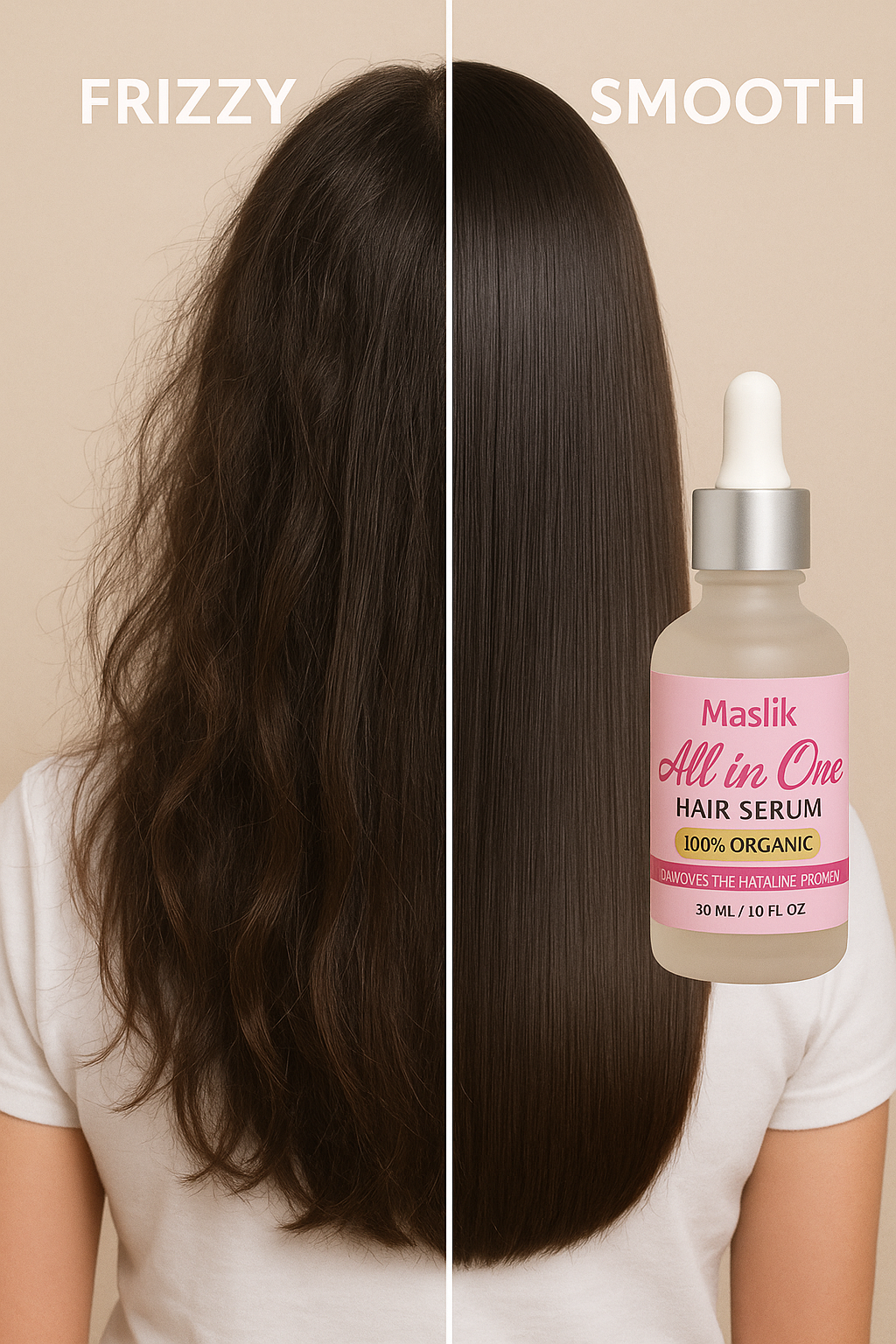 All in One Hair Serum 30ml | 100% Organic Growth & Hairline Care