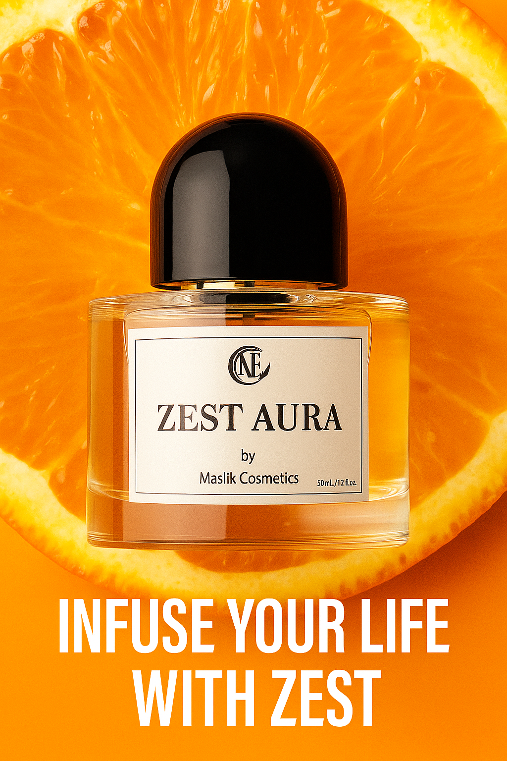 Zest Aura Unisex Perfume 50ml | Fresh Citrus Summer Fragrance
