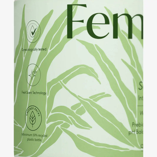 Feminelle Soothing Intimate Wash with Aloe Vera 300 ml | Gentle Daily Cleanser | pH-Balanced & Dermatologically Tested