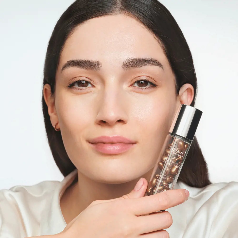 Oriflame Novage+ ProCeuticals 20% Vitamin C Facial Capsules (30 pcs) | Brightening & Anti-Aging Serum | Original Sweden Skincare