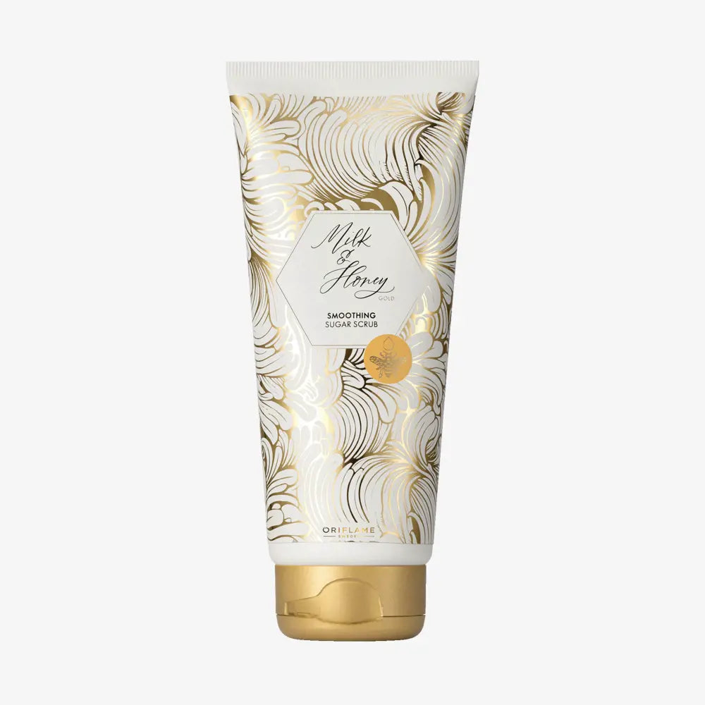 Milk & Honey Gold Smoothing Sugar Scrub 200 ml | Exfoliating & Moisturising Body Scrub | With Organic Milk & Natural Honey