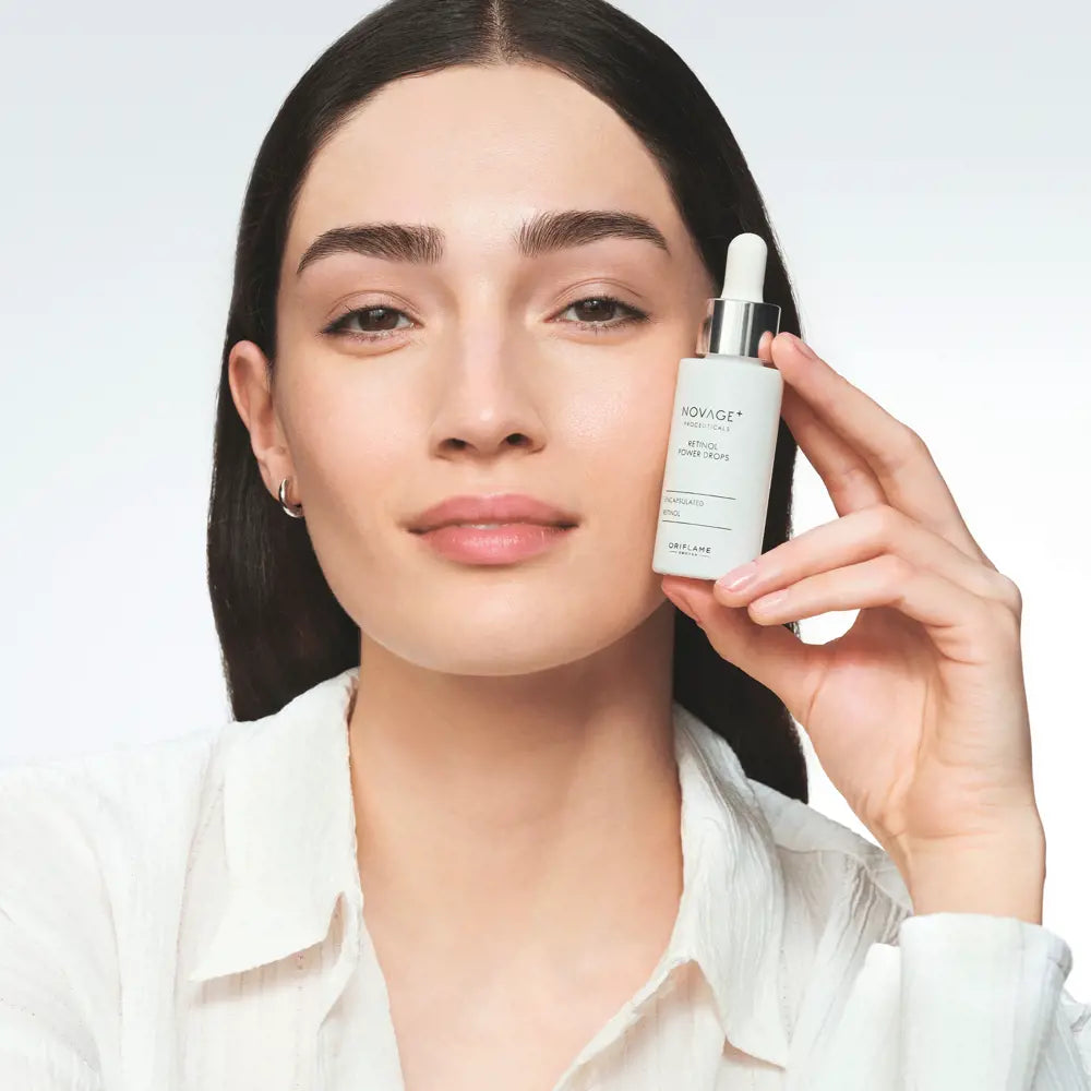 Oriflame Novage+ ProCeuticals Retinol Power Drops 30ml | Advanced Anti-Aging & Skin Renewal Serum | Original Sweden Skincare
