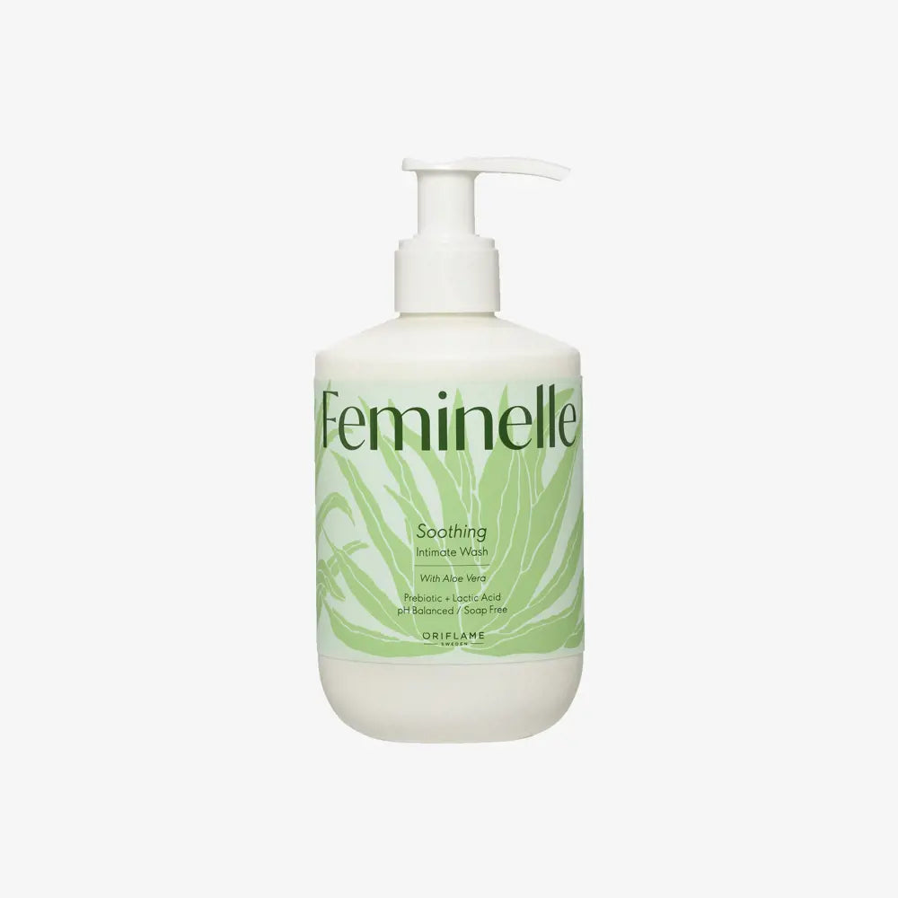 Feminelle Soothing Intimate Wash with Aloe Vera 300 ml | Gentle Daily Cleanser | pH-Balanced & Dermatologically Tested
